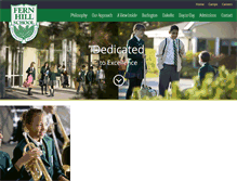 Tablet Screenshot of fernhillschool.com